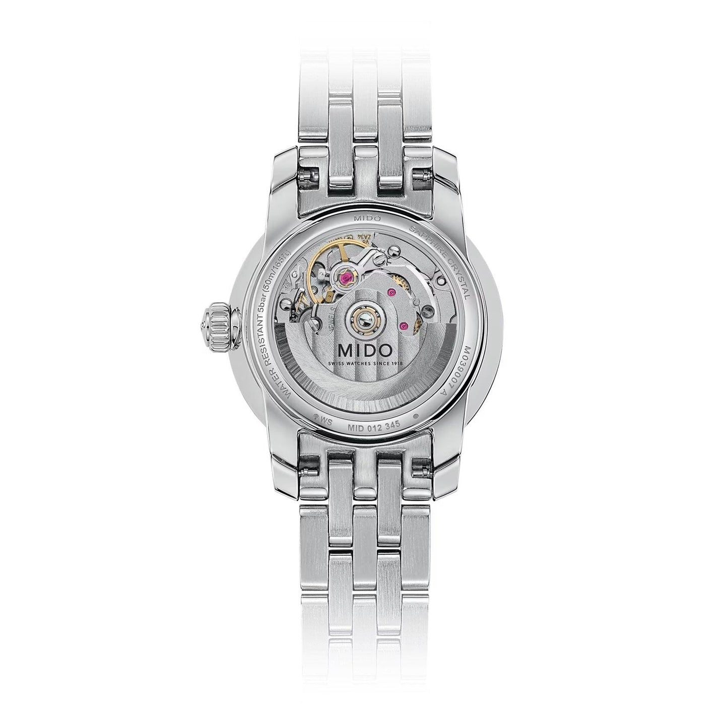 Mido Baroncelli Lady Twenty Five 25mm Automatic Stainless Steel Watch M039.007.11.336.00