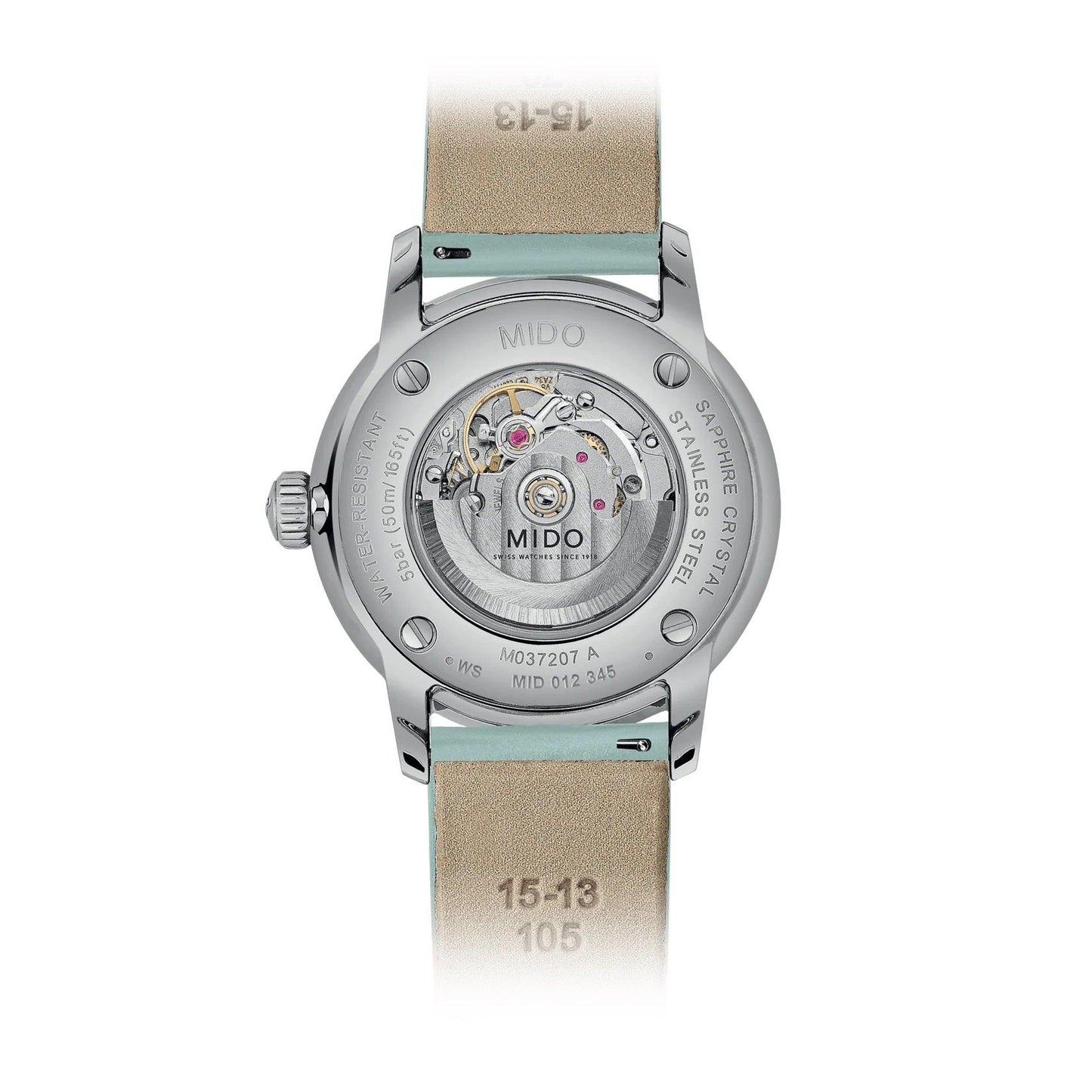 Mido Baroncelli Signature Lady Colors Special Edition 30mm Mother-of-Pearl Automatic Steel Watch M037.207.16.106.00