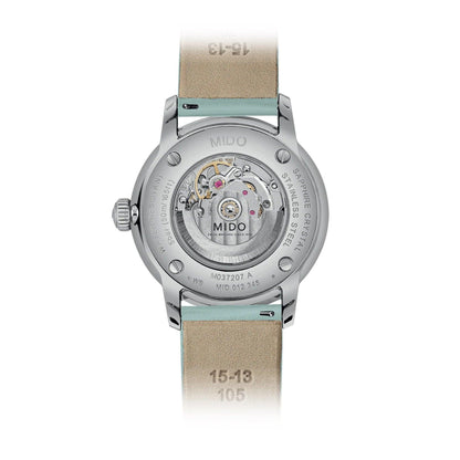 Mido Baroncelli Signature Lady Colors Special Edition 30mm Mother-of-Pearl Automatic Steel Watch M037.207.16.106.00
