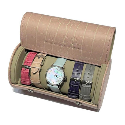 Mido Baroncelli Signature Lady Colors Special Edition 30mm Mother-of-Pearl Automatic Steel Watch M037.207.16.106.00