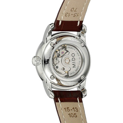 Mido women's Baroncelli II 29mm automatic steel watch M7600.4.18.8