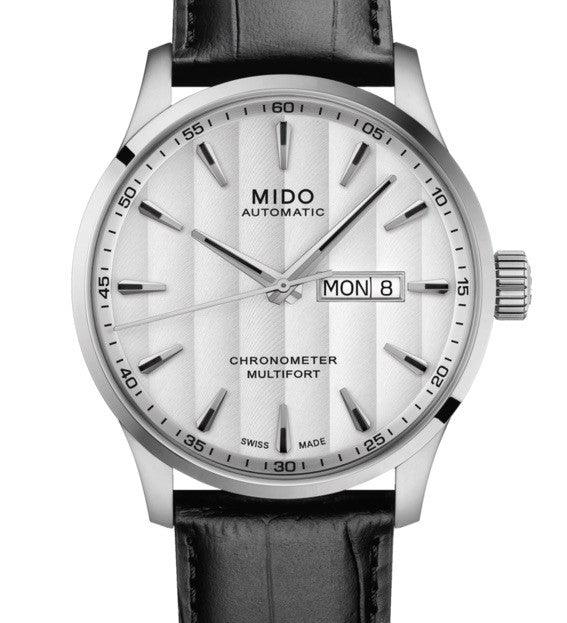 Mido Multifort Chronometer 1 COSC 42mm White Automatic Steel Watch M038.431.16.031.00