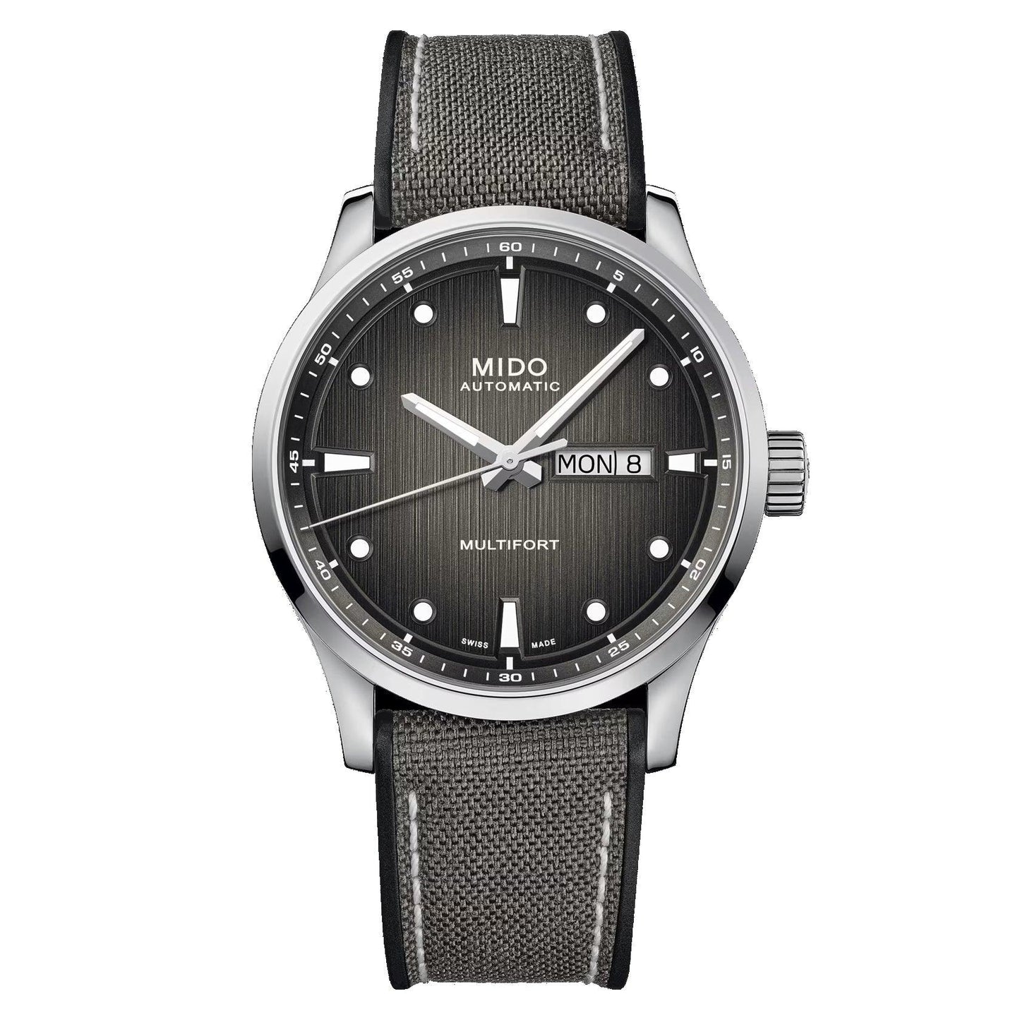 Mido Multifort M 42mm Grey Automatic Steel Watch M038.430.17.081.00