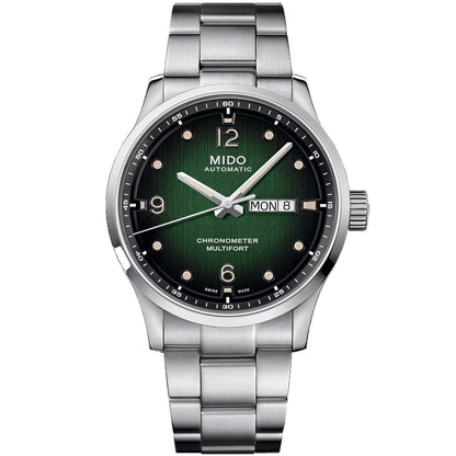 Mido Multifort M Chronometer COSC 42mm Green Automatic Steel Watch M038.431.11.097.00