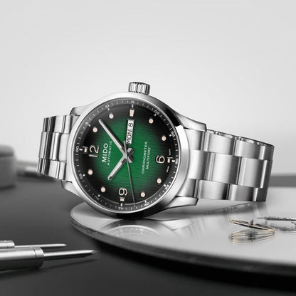 Mido Multifort M Chronometer COSC 42mm Green Automatic Steel Watch M038.431.11.097.00