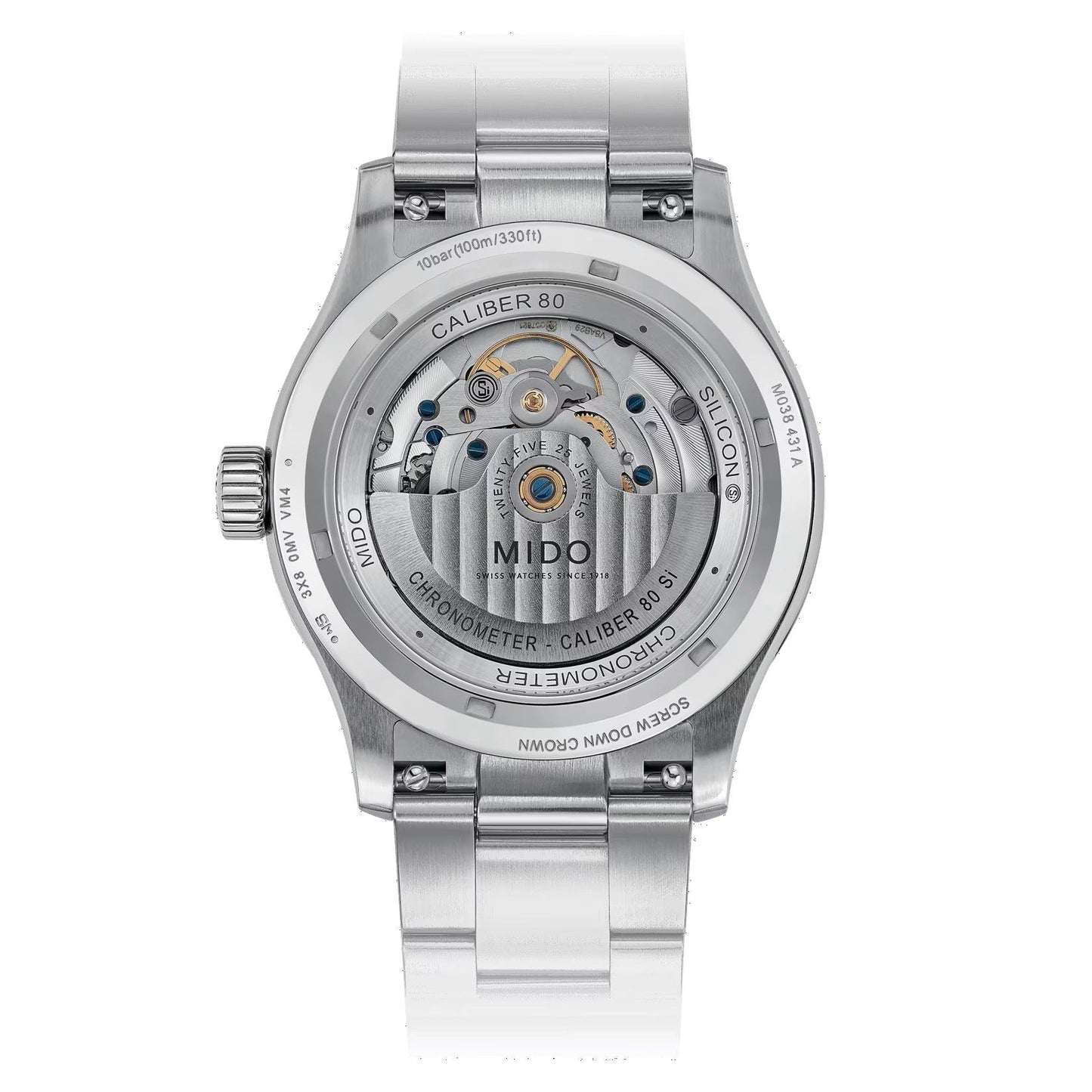 Mido Multifort M Chronometer COSC 42mm Green Automatic Steel Watch M038.431.11.097.00
