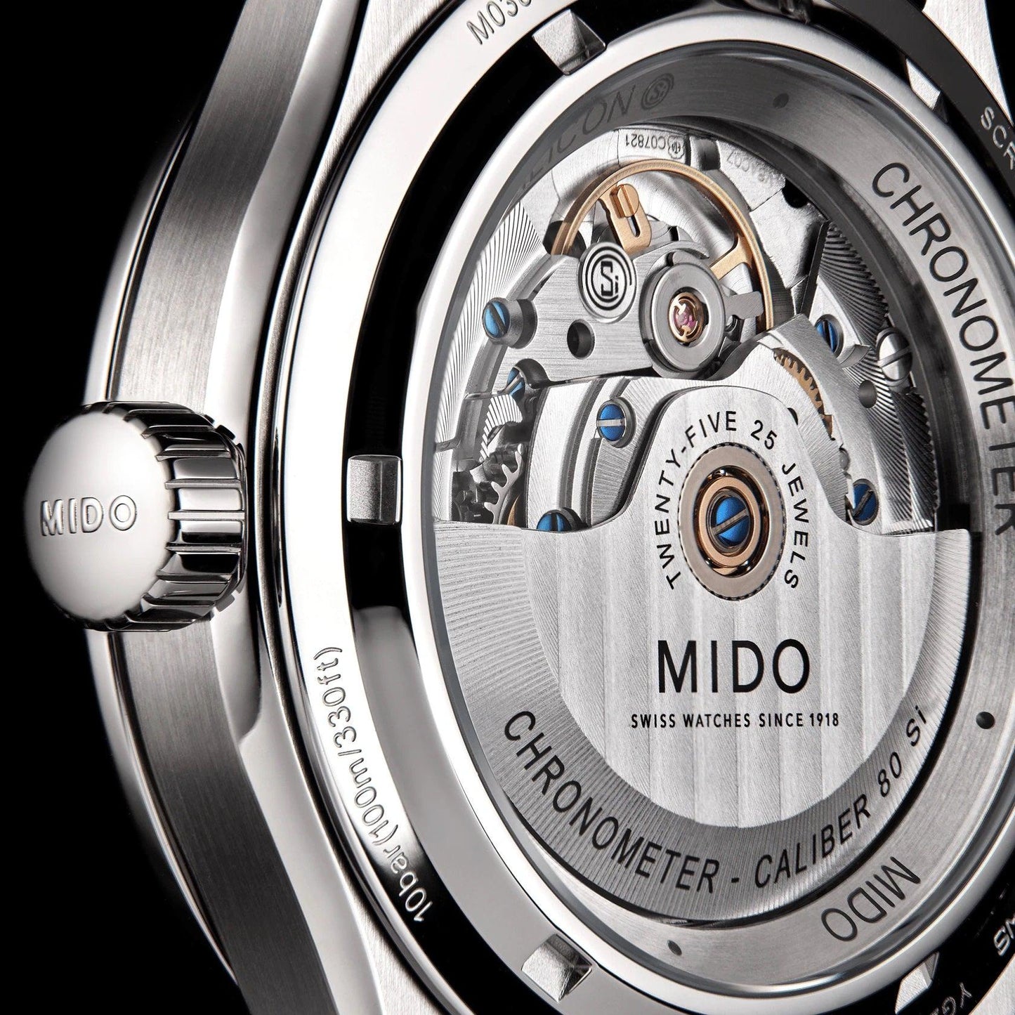 Mido Multifort M Chronometer COSC 42mm Green Automatic Steel Watch M038.431.11.097.00