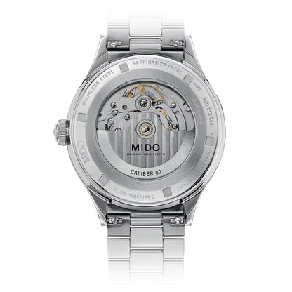 Mido Multifort Powerwind 40mm blue automatic steel watch M040.407.11.047.00