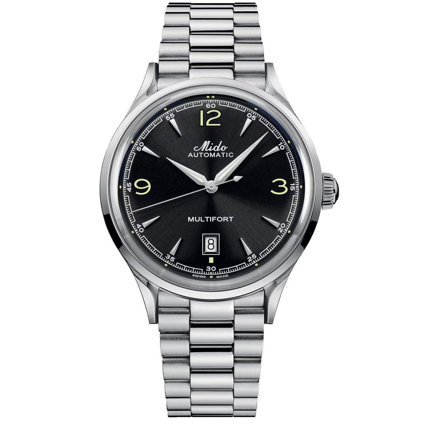 Mido Multifort Powerwind 40mm Black Automatic Steel Watch M040.407.11.057.00