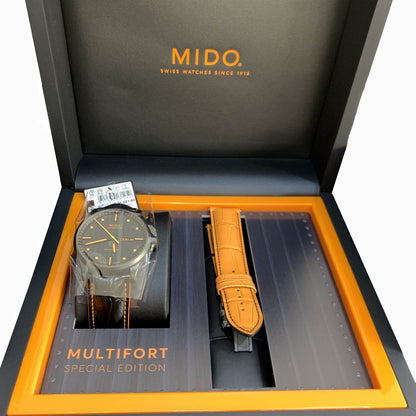 Mido Multifort Watch Special Edition Black Steel M005.430.36.051.80