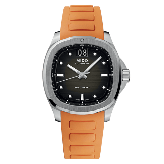 Mido watch Multifort TV Big Date 40mm gray steel automatic M049.526.17.081.00