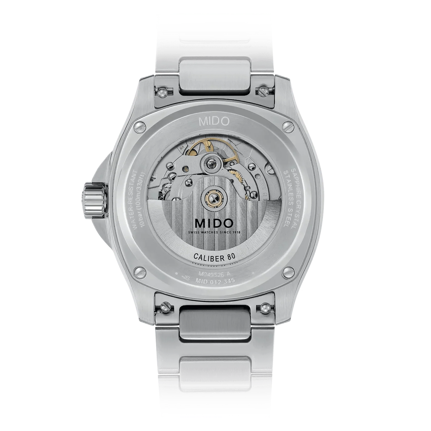 Mido Multifort TV Big Date 40mm green steel automatic watch M049.526.11.091.00