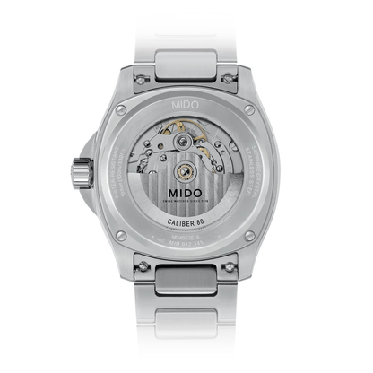 Mido Multifort TV Big Date 40mm green steel automatic watch M049.526.11.091.00