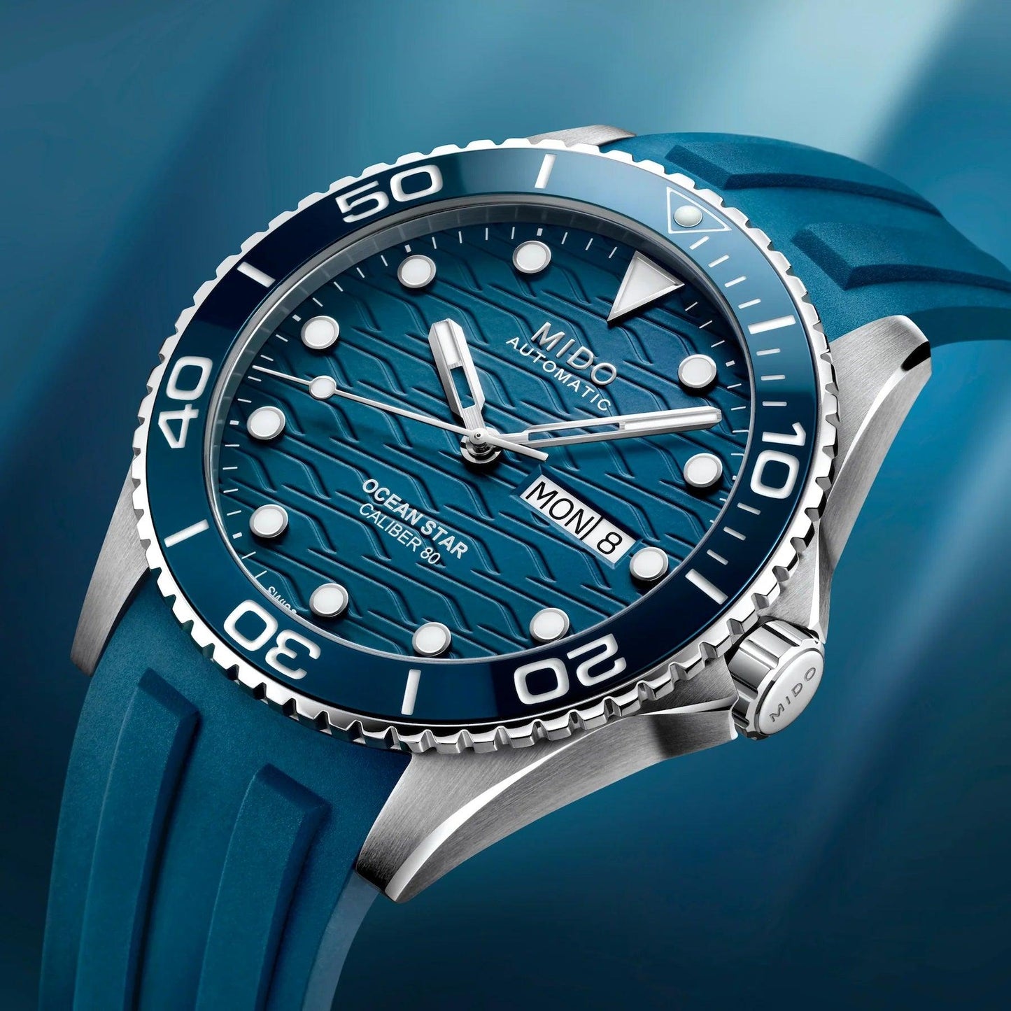 Mido watch Ocean Star 200M 42mm blue automatic steel M042.430.17.041.00