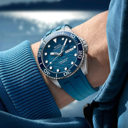 Mido watch Ocean Star 200M 42mm blue automatic steel M042.430.17.041.00
