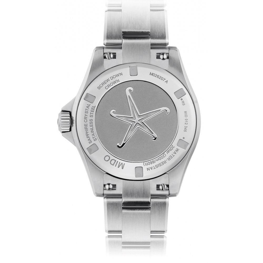 Mido Ocean Star 36.5mm blue automatic stainless steel watch M026.207.11.041.00