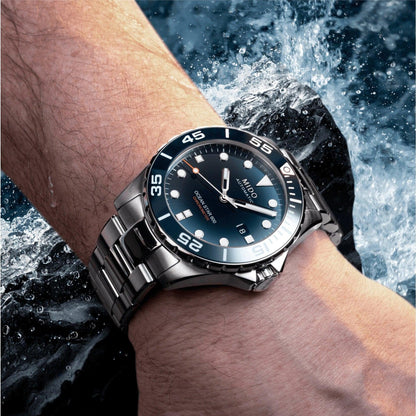 Mido Ocean Star 600 Chronometer COSC 43.5mm Blue Automatic Steel Watch M026.608.11.041.01