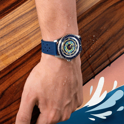 Mido Ocean Star Decompression Worldtimer Special Edition 40mm Blue Automatic Steel Watch M026.829.17.041.00