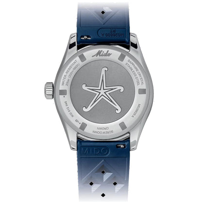 Mido Ocean Star Decompression Worldtimer Special Edition 40mm Blue Automatic Steel Watch M026.829.17.041.00