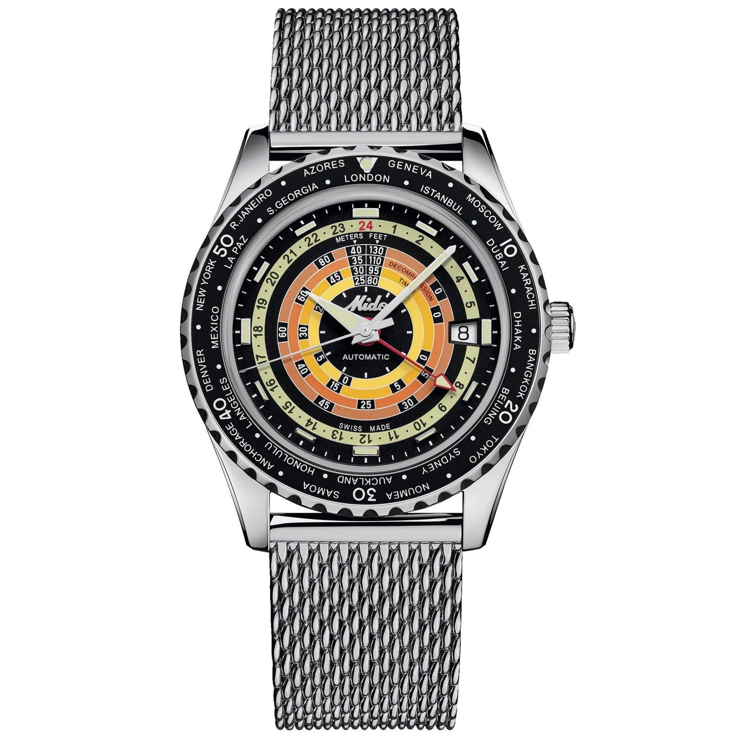 Mido Ocean Star Decompression Worldtimer Special Edition 40mm black automatic steel M026.829.17.051.00