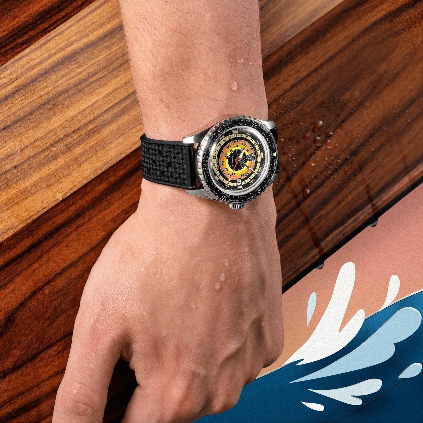 Mido Ocean Star Decompression Worldtimer Special Edition 40mm black automatic steel M026.829.17.051.00