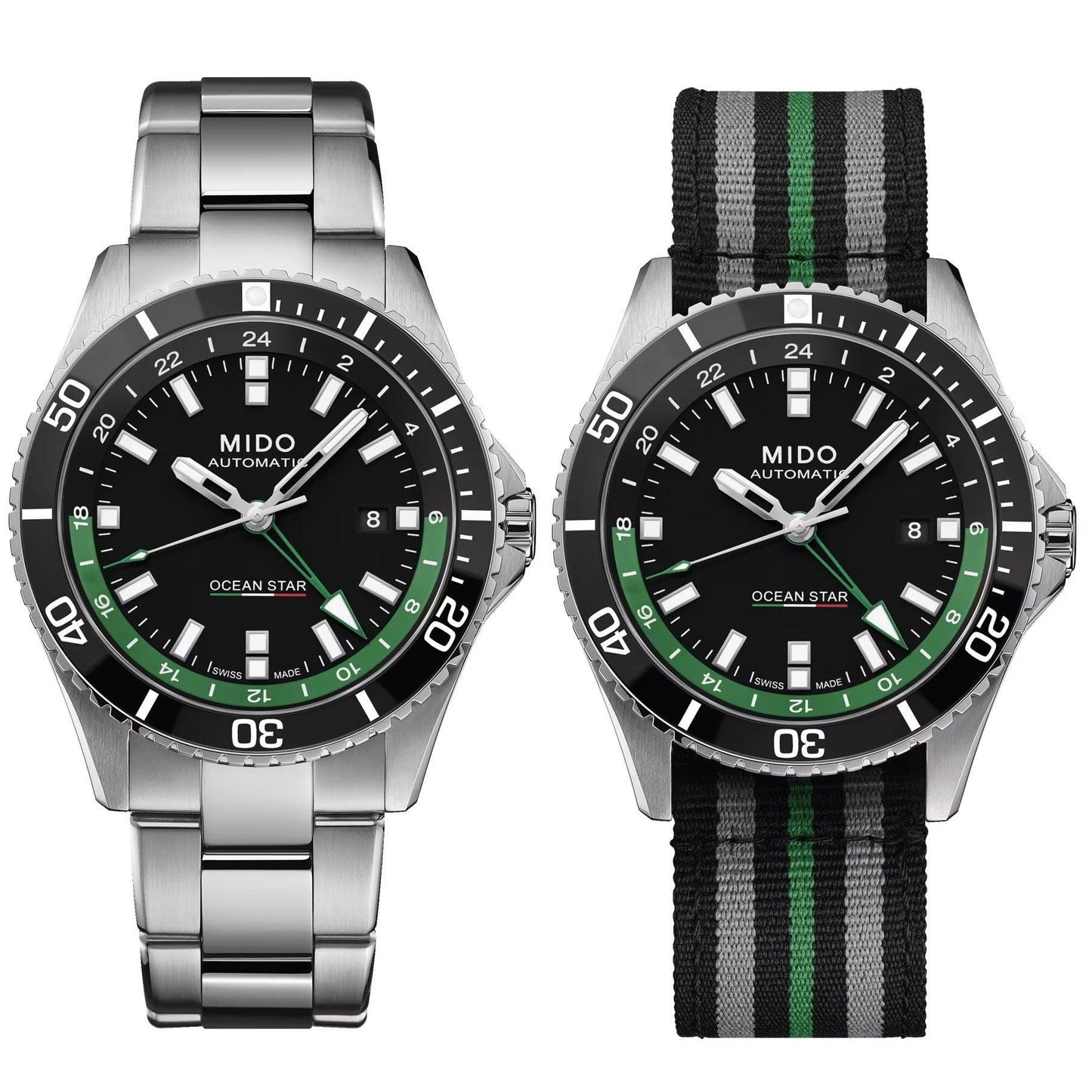 Mido watch Ocean Star GMT 44mm black automatic steel Limited Edition 000/250 M026.629.11.051.03