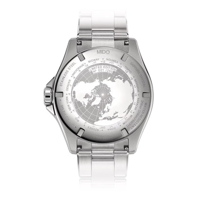 Mido watch Ocean Star GMT 44mm black automatic steel Limited Edition 000/250 M026.629.11.051.03