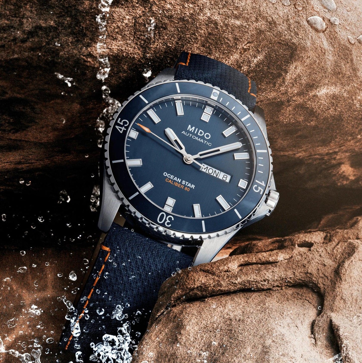 Mido watch Ocean Star Red Bull Cliff Diving limited edition 500pcs 42mm blue automatic steel M026.430.17.041.00
