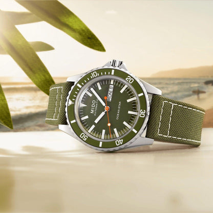 Mido Ocean Star Tribute 40.5mm Green Automatic Steel Watch M026.830.18.091.00