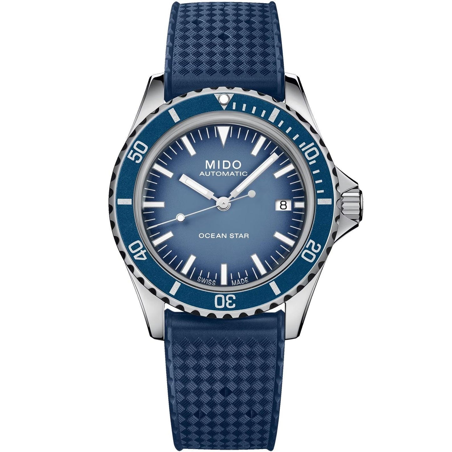 Mido Ocean Star Tribute Special Edition 40mm blue automatic steel M026.807.11.041.01 watch