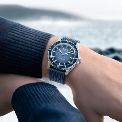 Mido Ocean Star Tribute Special Edition 40mm blue automatic steel M026.807.11.041.01 watch