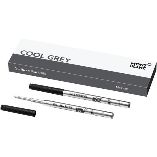 Montblanc 2 Ballpoint Pen Refills (M) Cool Grey 124519