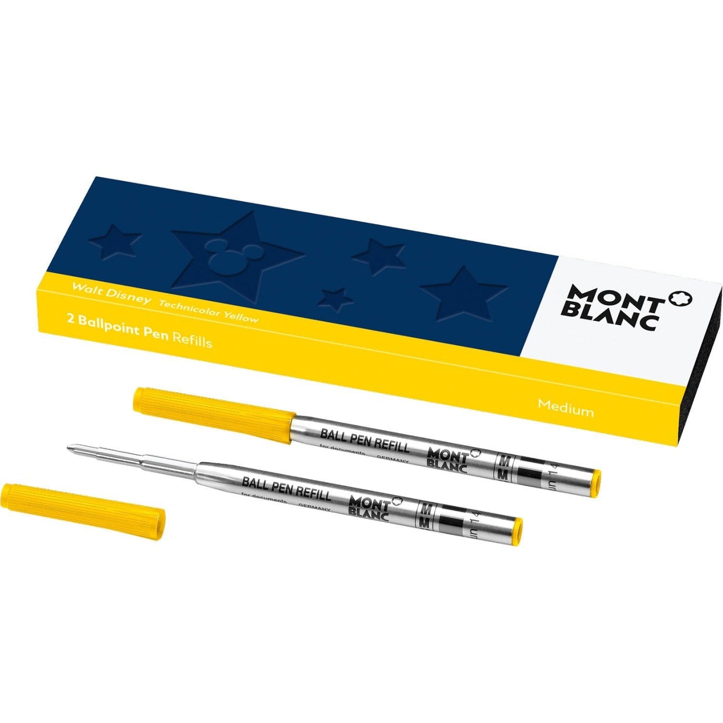 Montblanc 2 Ballpoint Pen Refill (M) Great Characters Walt Disney Yellow ( Yellow ) 119608