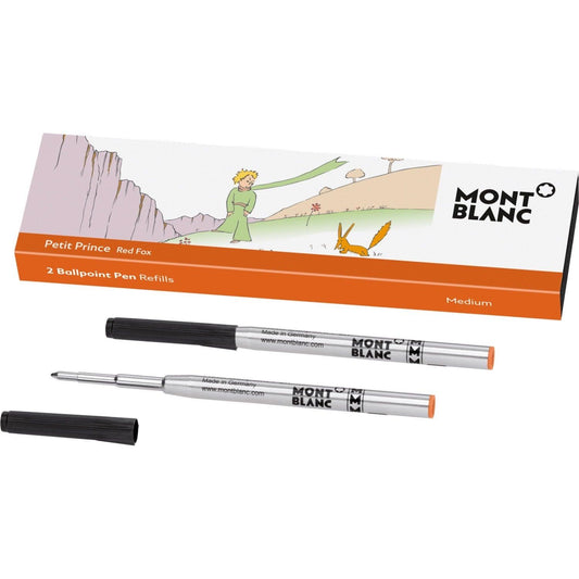 Montblanc 2 ballpoint pen refills (M) Le Petit Prince Orange ( orange ) 118202