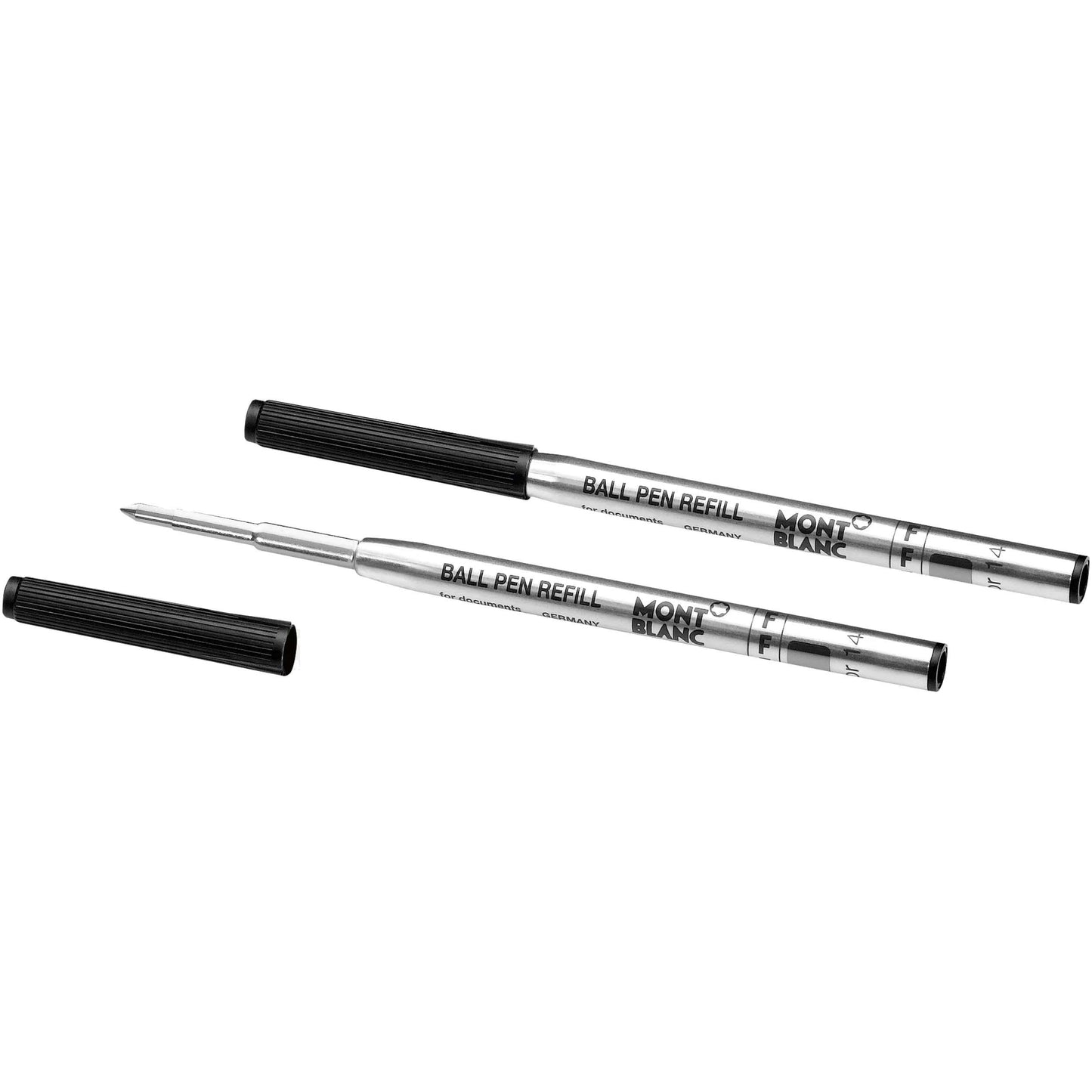 Montblanc 2 Ballpoint Pen Refill F Tip Mystery Black Black 116189