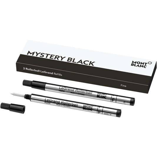 Montblanc 2 LeGrand Rollerball Refills (F) Mystery Black 128224