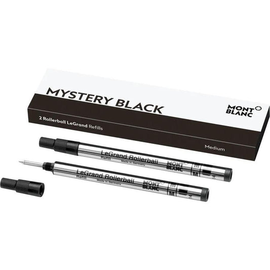 Montblanc 2 LeGrand Rollerball Refills (M) Mystery Black 128225