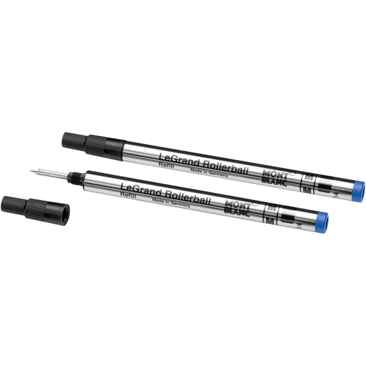 Montblanc 2 LeGrand Rollerball Refills (M) Royal Blue 128228
