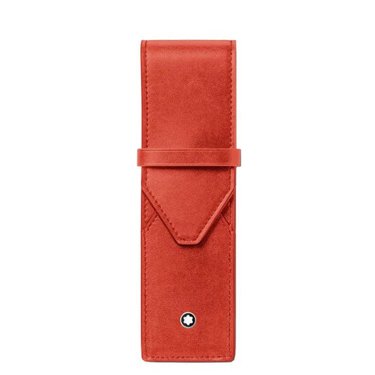 Montblanc pencil case 2 Meisterstück writing instruments coral 198355