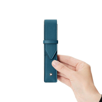 Montblanc Meisterstück Selection Soft Petrol Blue 1-Pen Pouch 131270