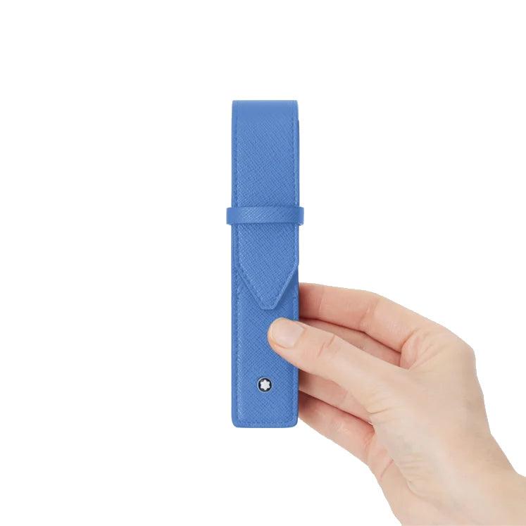 Montblanc Sartorial light blue 1-pen pouch 198253