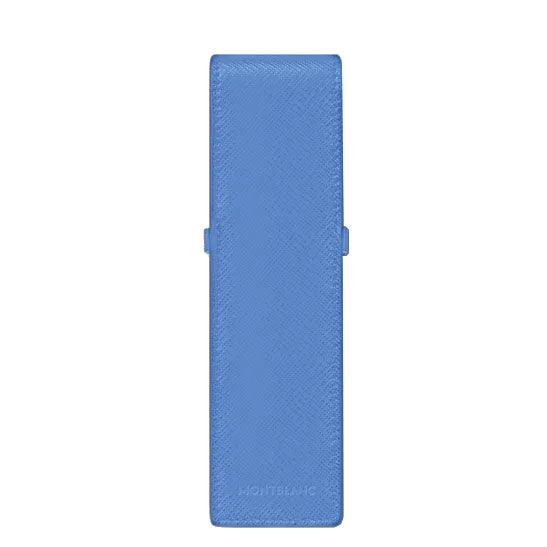 Montblanc Pencil Case for 2 Writing Instruments Sartorial Dusty Blue 198255