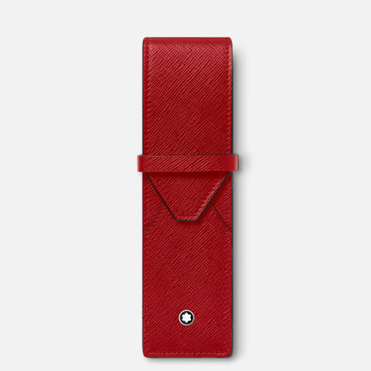 Montblanc pen case for 2 Montblanc Sartorial writing instruments red 131204