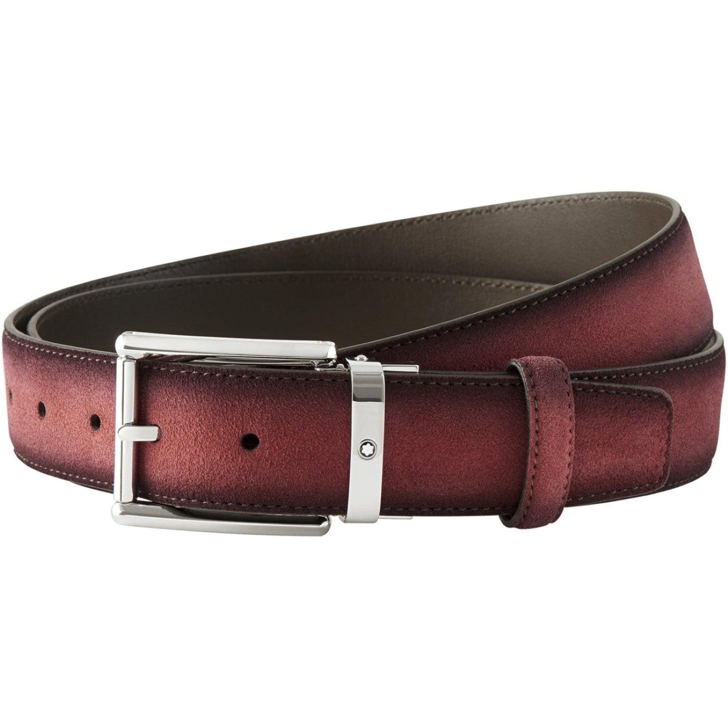 Montblanc Adjustable Belt Bordeaux Shaded 116723