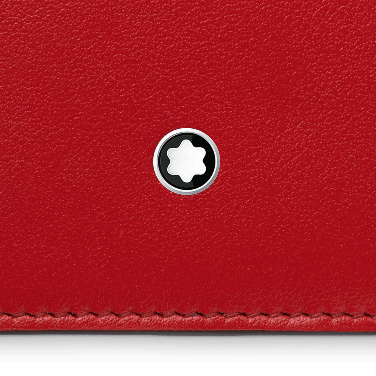 Montblanc Meisterstück 8-compartment gusseted wallet with red 129688