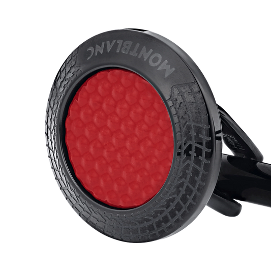 Montblanc Meisterstück Great Masters Pirelli Cufflinks in stainless steel and red lacquer 128395