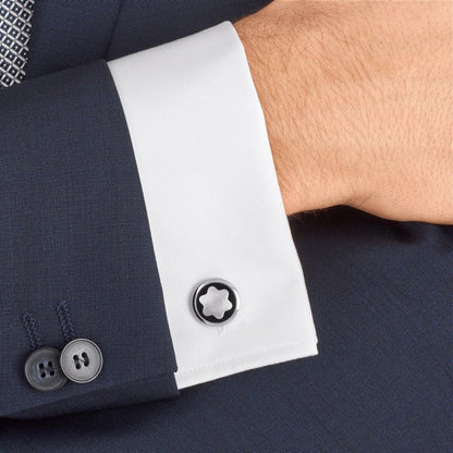 Montblanc Star Cufflinks Steel 116661