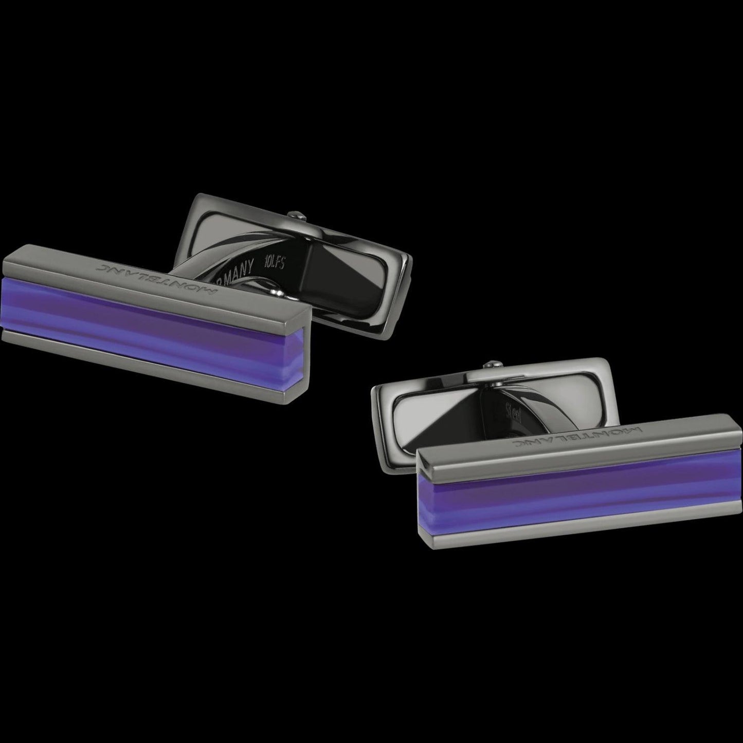 Montblanc Urban Speed Stainless Steel Black PVD Cufflinks 112930