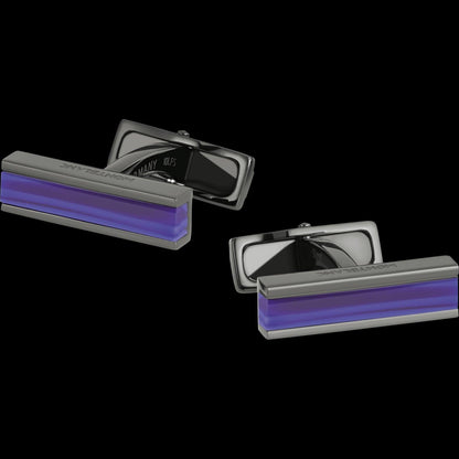 Montblanc Urban Speed Stainless Steel Black PVD Cufflinks 112930