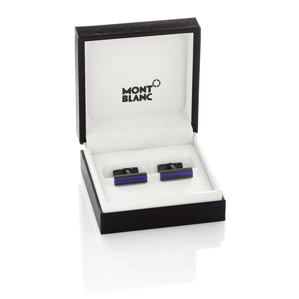 Montblanc Urban Speed Stainless Steel Black PVD Cufflinks 112930